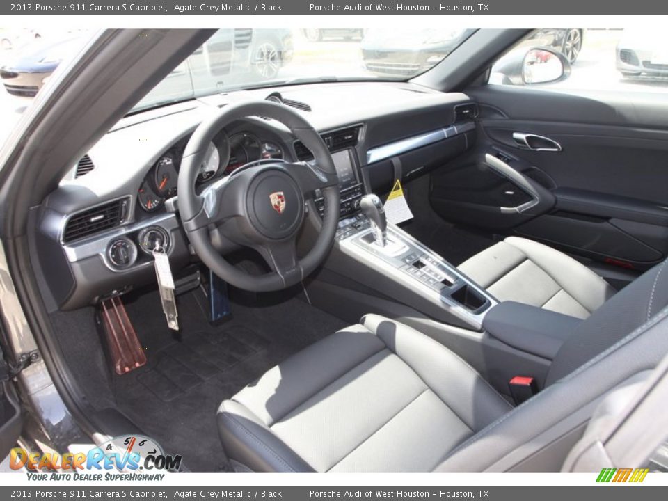 2013 Porsche 911 Carrera S Cabriolet Agate Grey Metallic / Black Photo #32
