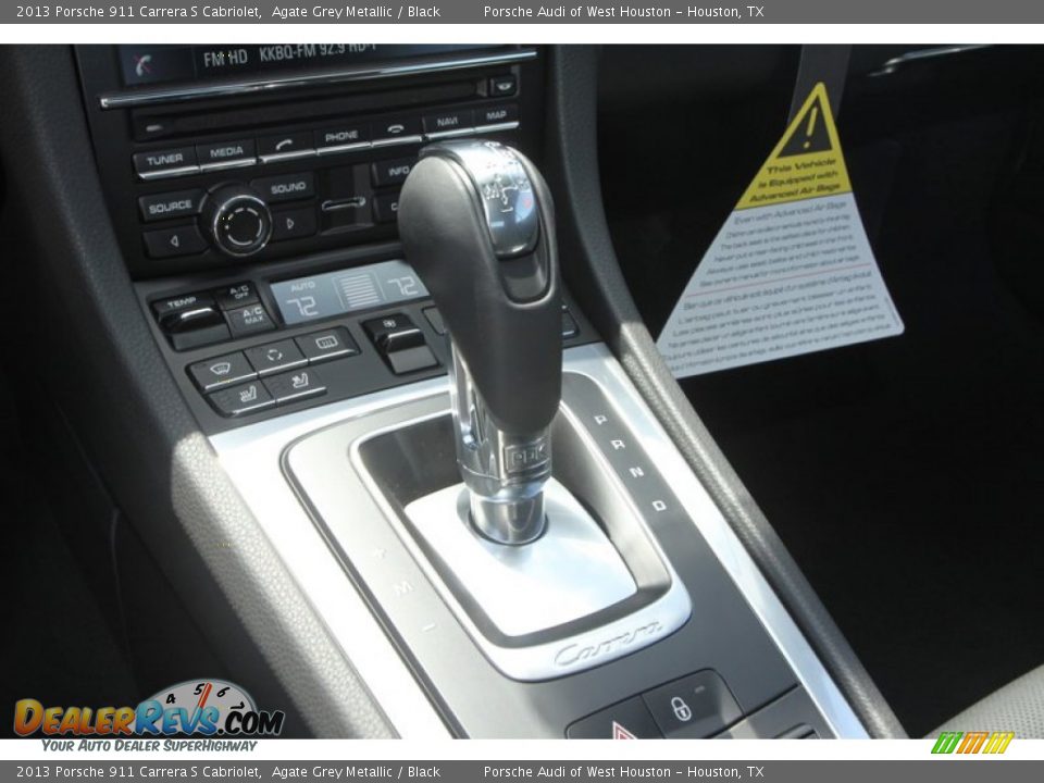 2013 Porsche 911 Carrera S Cabriolet Agate Grey Metallic / Black Photo #36