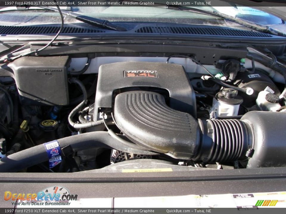 1997 Ford F250 XLT Extended Cab 4x4 5.4 Liter SOHC 16-Valve V8 Engine Photo #8