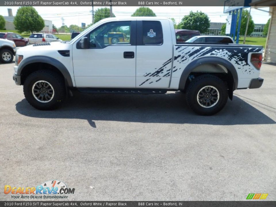2010 Ford F150 SVT Raptor SuperCab 4x4 Oxford White / Raptor Black Photo #1