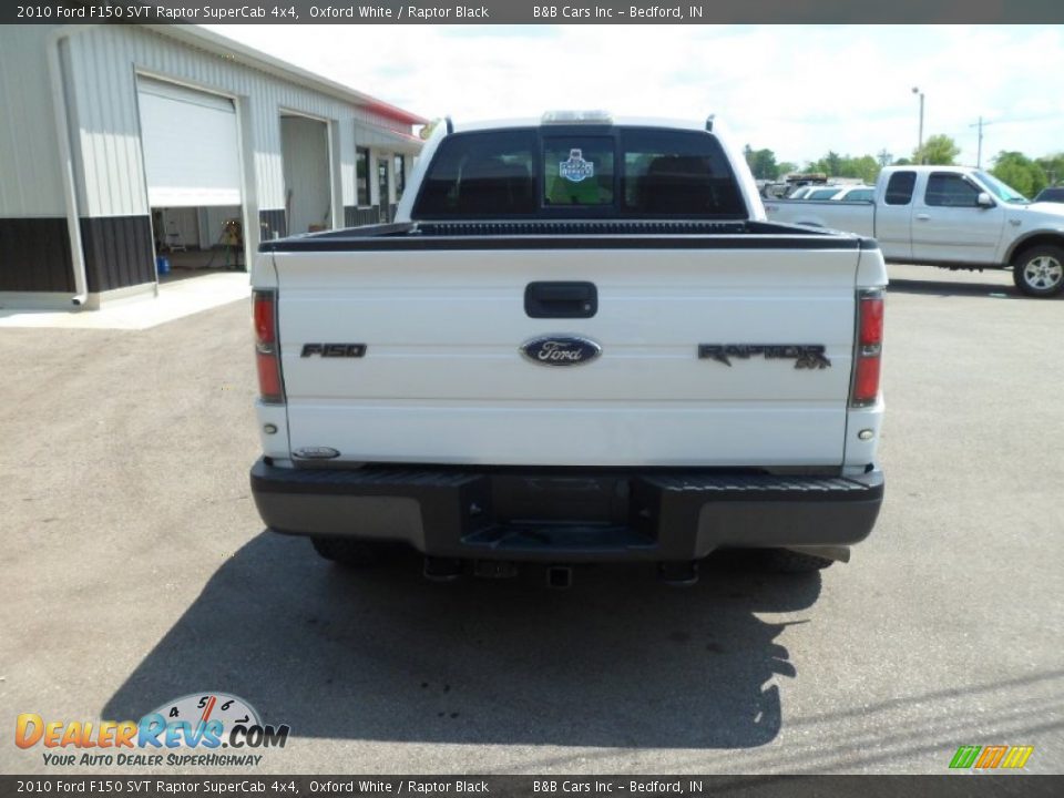 2010 Ford F150 SVT Raptor SuperCab 4x4 Oxford White / Raptor Black Photo #4