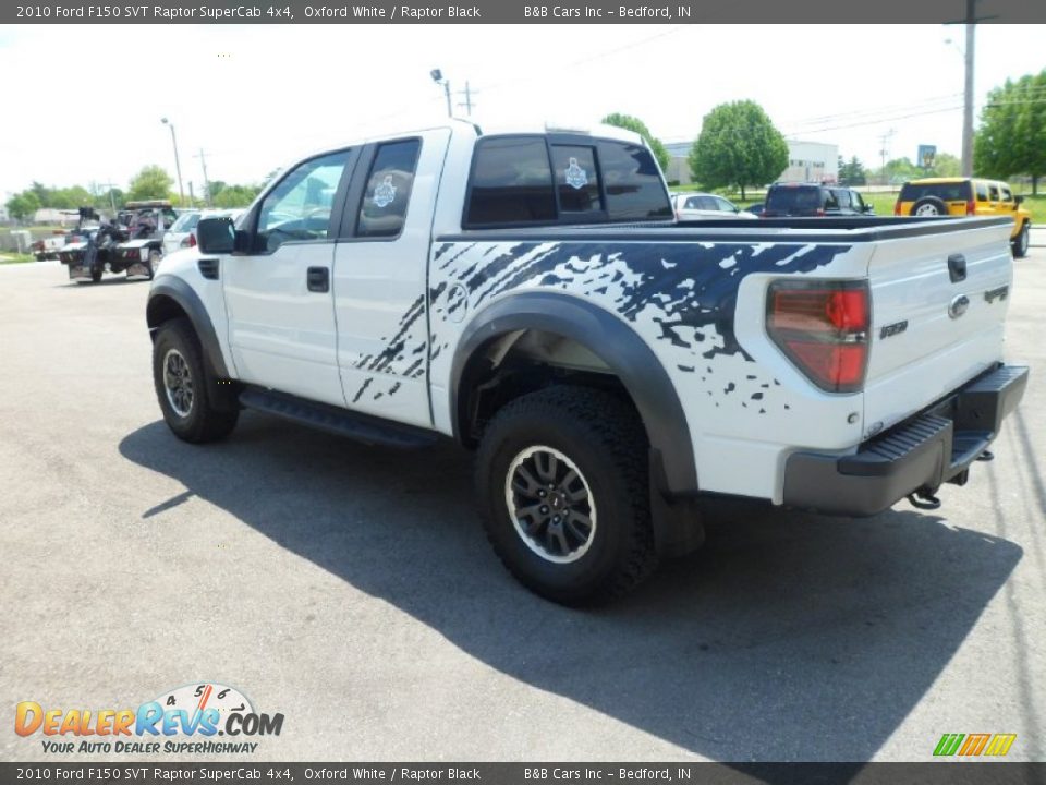 2010 Ford F150 SVT Raptor SuperCab 4x4 Oxford White / Raptor Black Photo #5