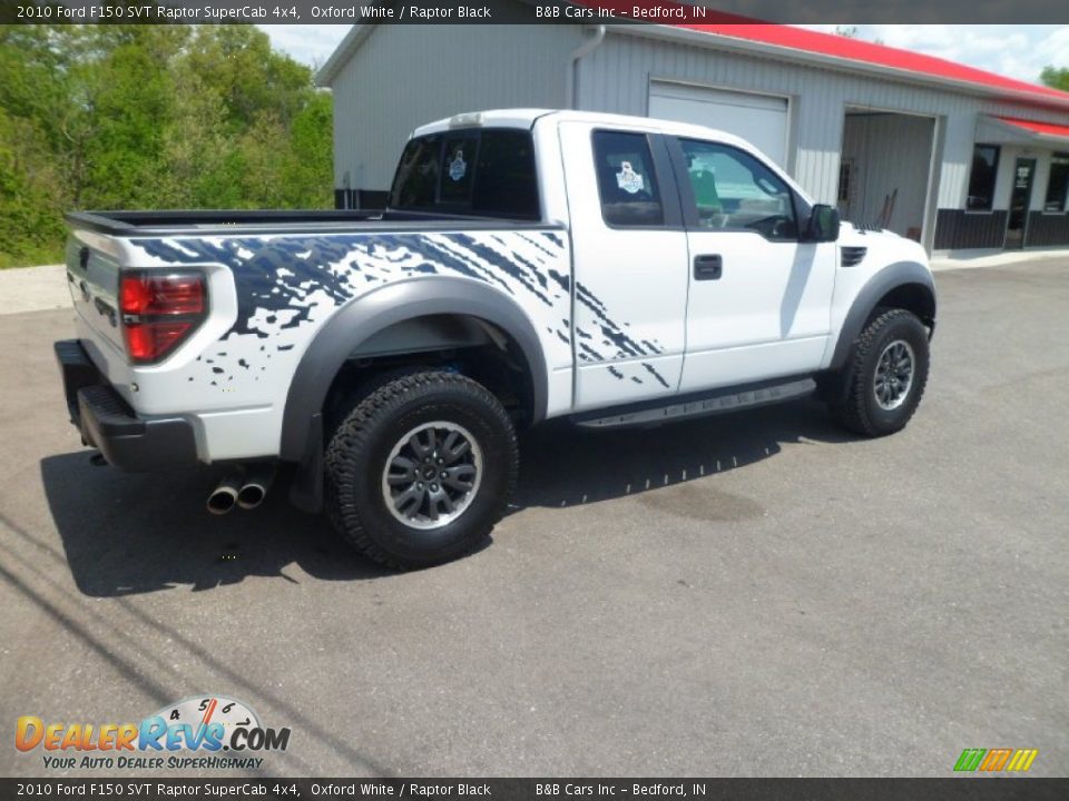 2010 Ford F150 SVT Raptor SuperCab 4x4 Oxford White / Raptor Black Photo #6