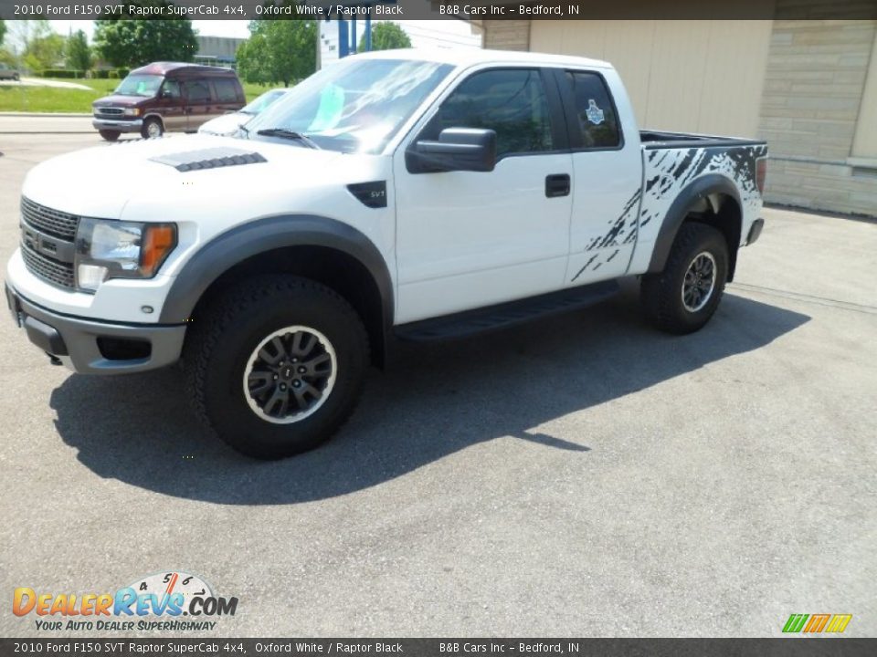 2010 Ford F150 SVT Raptor SuperCab 4x4 Oxford White / Raptor Black Photo #8