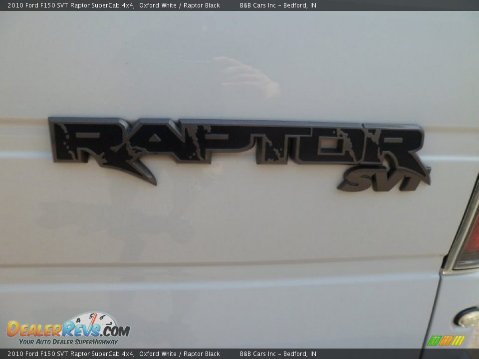 2010 Ford F150 SVT Raptor SuperCab 4x4 Oxford White / Raptor Black Photo #13