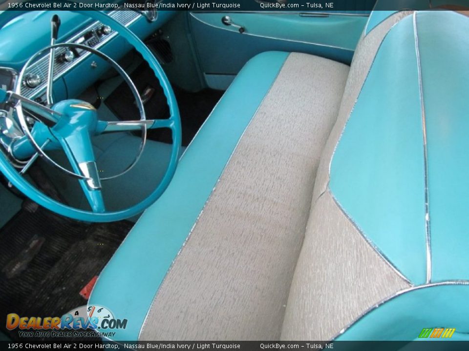Front Seat of 1956 Chevrolet Bel Air 2 Door Hardtop Photo #7