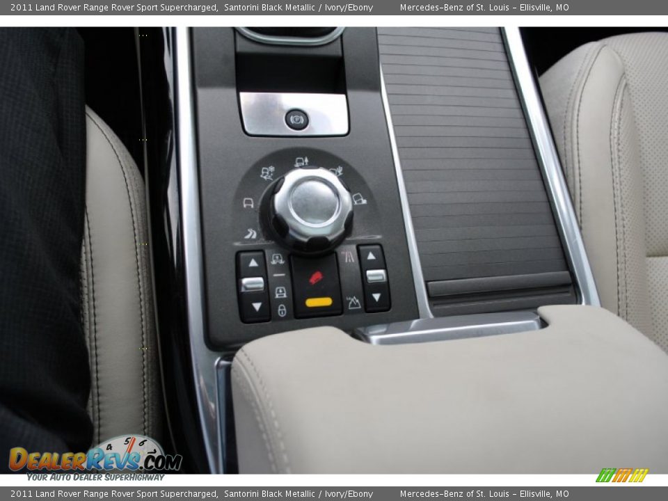 2011 Land Rover Range Rover Sport Supercharged Santorini Black Metallic / Ivory/Ebony Photo #26