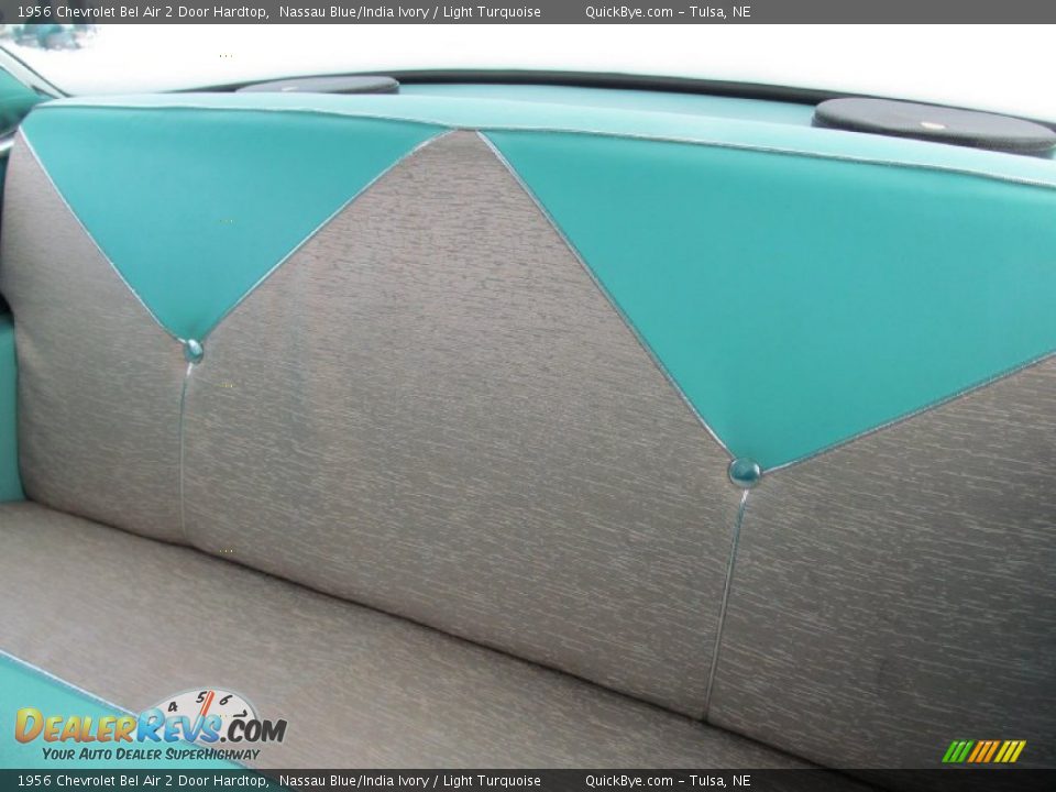 Rear Seat of 1956 Chevrolet Bel Air 2 Door Hardtop Photo #9