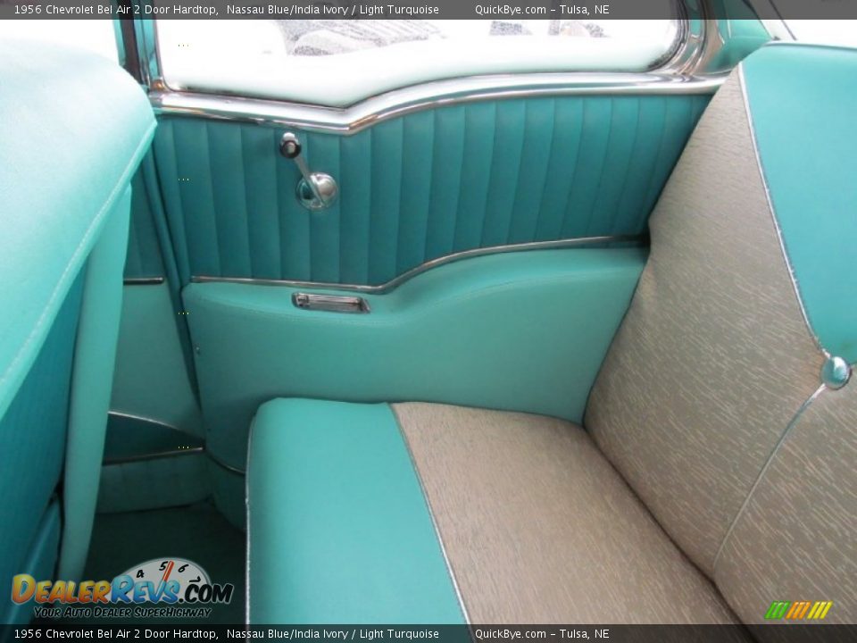 Rear Seat of 1956 Chevrolet Bel Air 2 Door Hardtop Photo #10