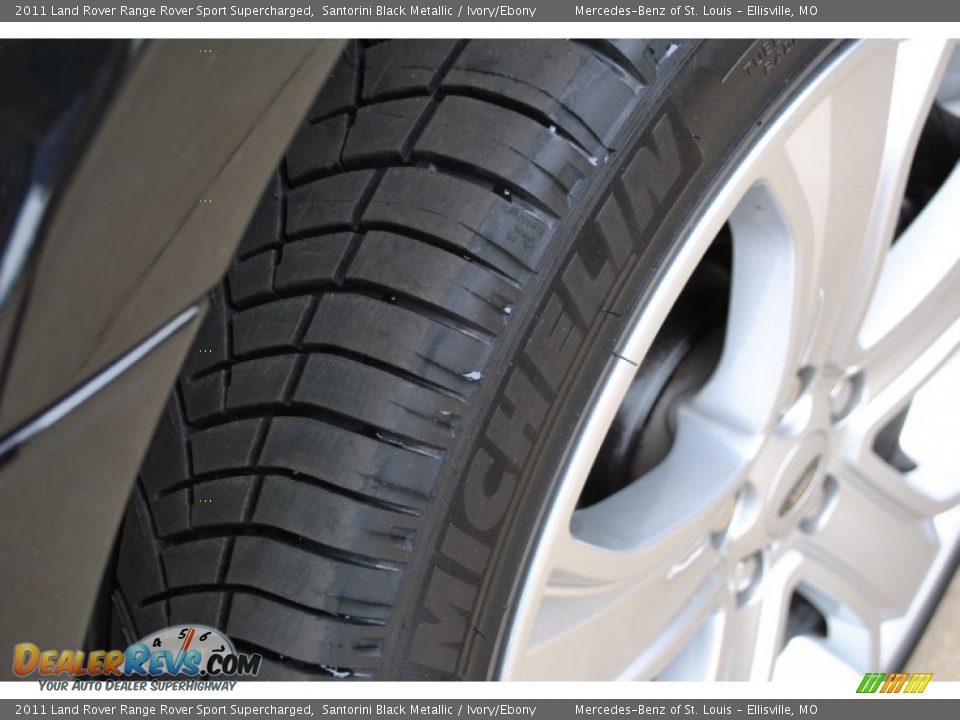 2011 Land Rover Range Rover Sport Supercharged Santorini Black Metallic / Ivory/Ebony Photo #30