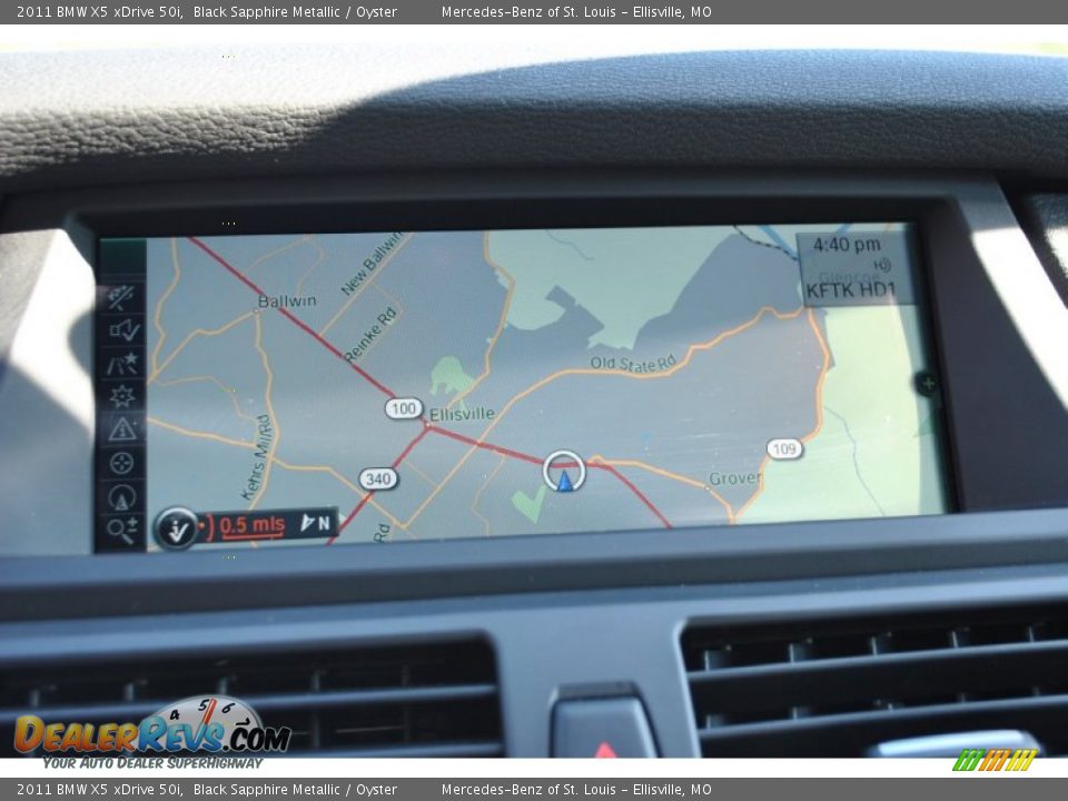 2011 BMW X5 xDrive 50i Black Sapphire Metallic / Oyster Photo #3