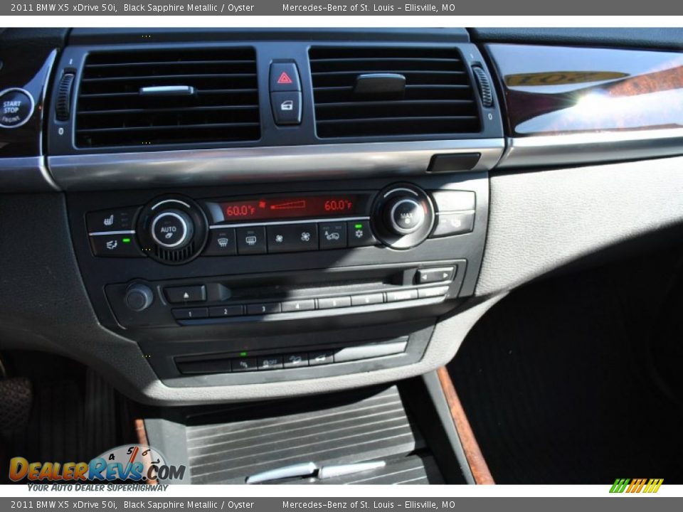 2011 BMW X5 xDrive 50i Black Sapphire Metallic / Oyster Photo #9