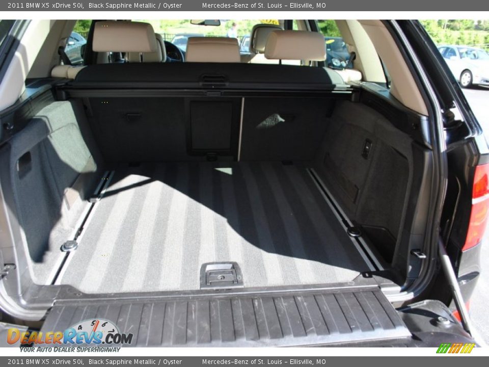 2011 BMW X5 xDrive 50i Black Sapphire Metallic / Oyster Photo #14