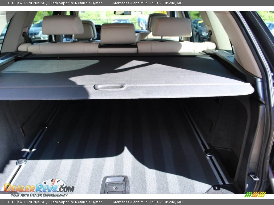 2011 BMW X5 xDrive 50i Black Sapphire Metallic / Oyster Photo #15
