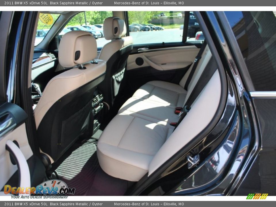 2011 BMW X5 xDrive 50i Black Sapphire Metallic / Oyster Photo #17