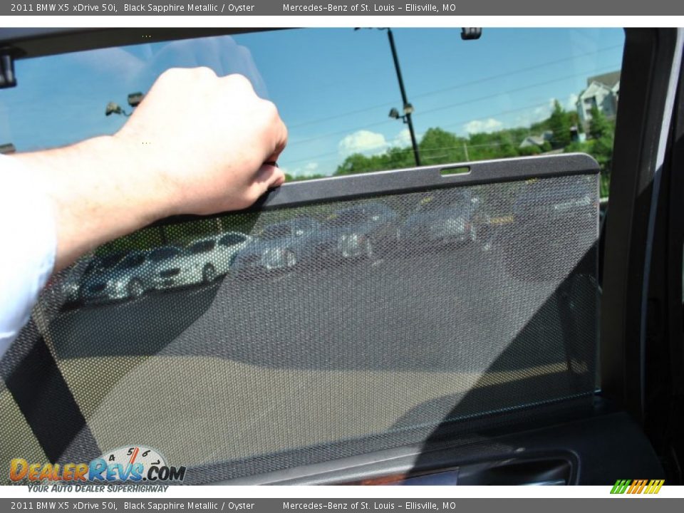 2011 BMW X5 xDrive 50i Black Sapphire Metallic / Oyster Photo #19