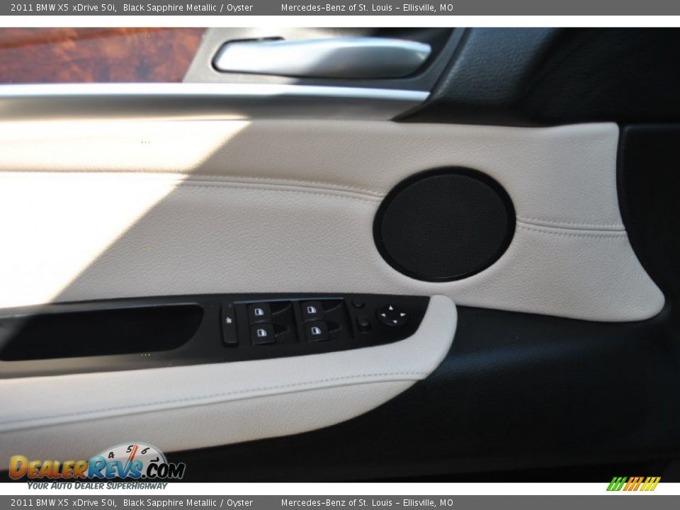 2011 BMW X5 xDrive 50i Black Sapphire Metallic / Oyster Photo #20