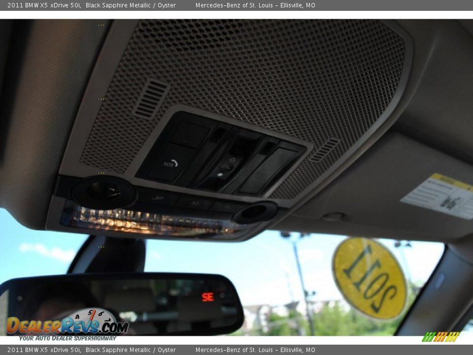 2011 BMW X5 xDrive 50i Black Sapphire Metallic / Oyster Photo #28