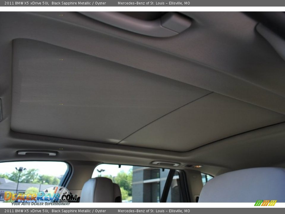 2011 BMW X5 xDrive 50i Black Sapphire Metallic / Oyster Photo #29