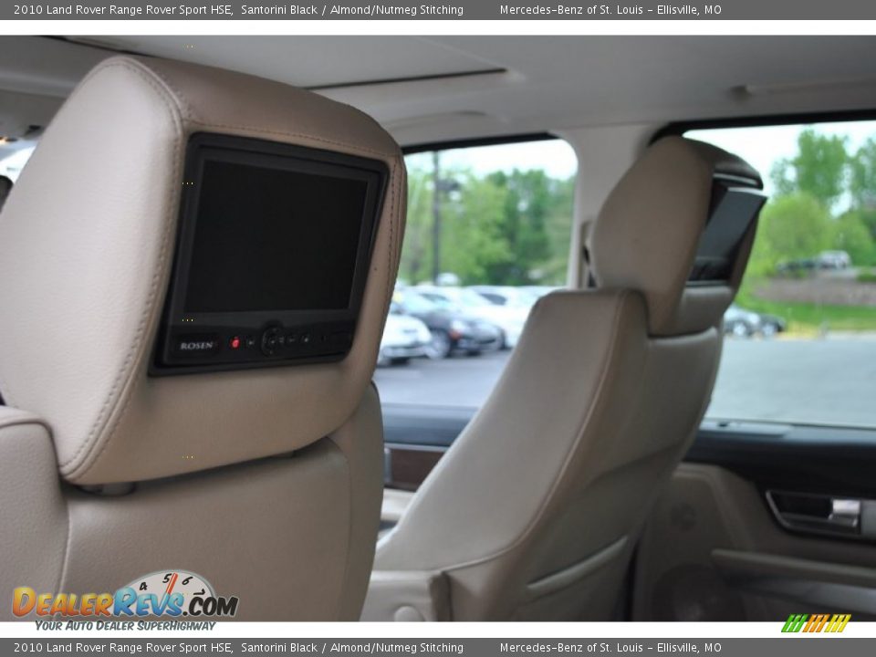 2010 Land Rover Range Rover Sport HSE Santorini Black / Almond/Nutmeg Stitching Photo #5