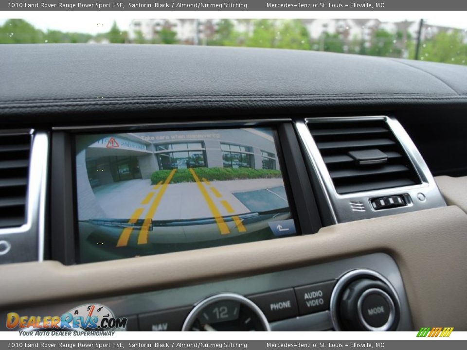 2010 Land Rover Range Rover Sport HSE Santorini Black / Almond/Nutmeg Stitching Photo #6