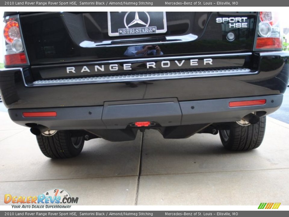 2010 Land Rover Range Rover Sport HSE Santorini Black / Almond/Nutmeg Stitching Photo #15