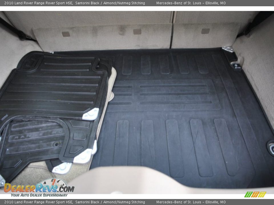 2010 Land Rover Range Rover Sport HSE Santorini Black / Almond/Nutmeg Stitching Photo #16