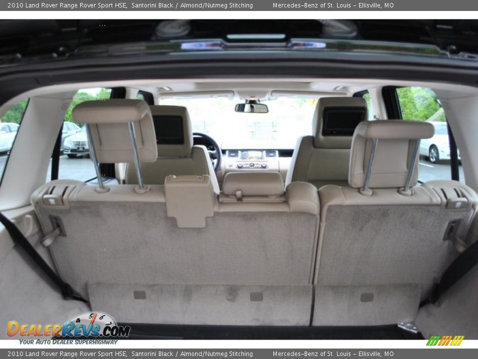2010 Land Rover Range Rover Sport HSE Santorini Black / Almond/Nutmeg Stitching Photo #17