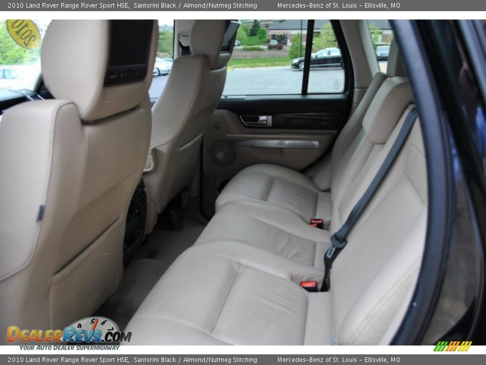 2010 Land Rover Range Rover Sport HSE Santorini Black / Almond/Nutmeg Stitching Photo #18