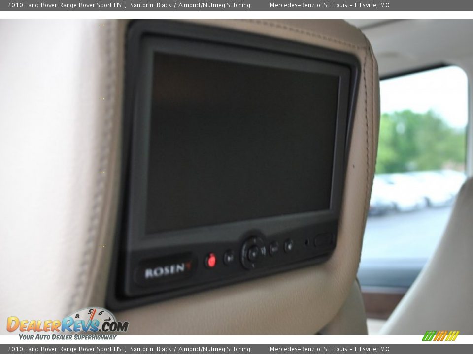 2010 Land Rover Range Rover Sport HSE Santorini Black / Almond/Nutmeg Stitching Photo #19
