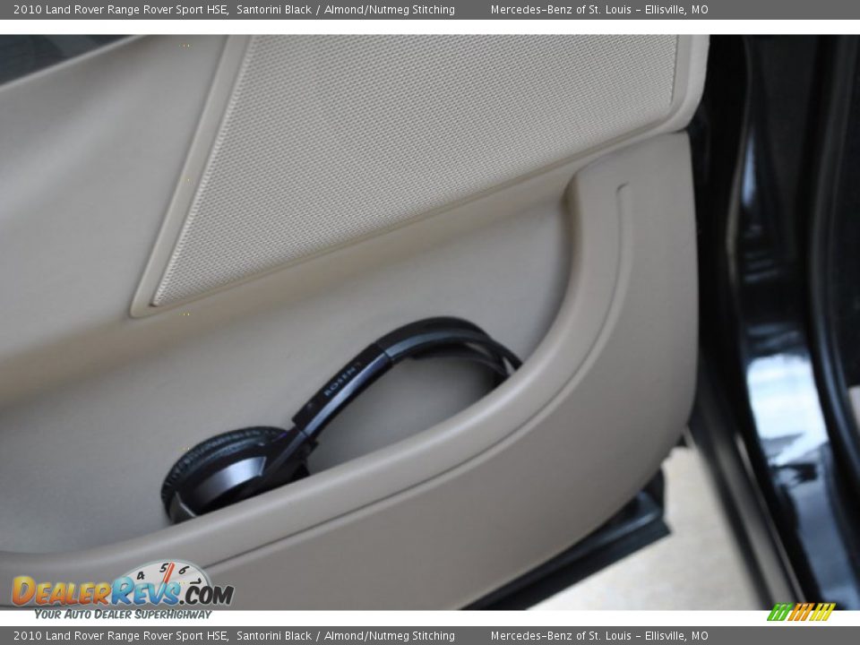 2010 Land Rover Range Rover Sport HSE Santorini Black / Almond/Nutmeg Stitching Photo #20