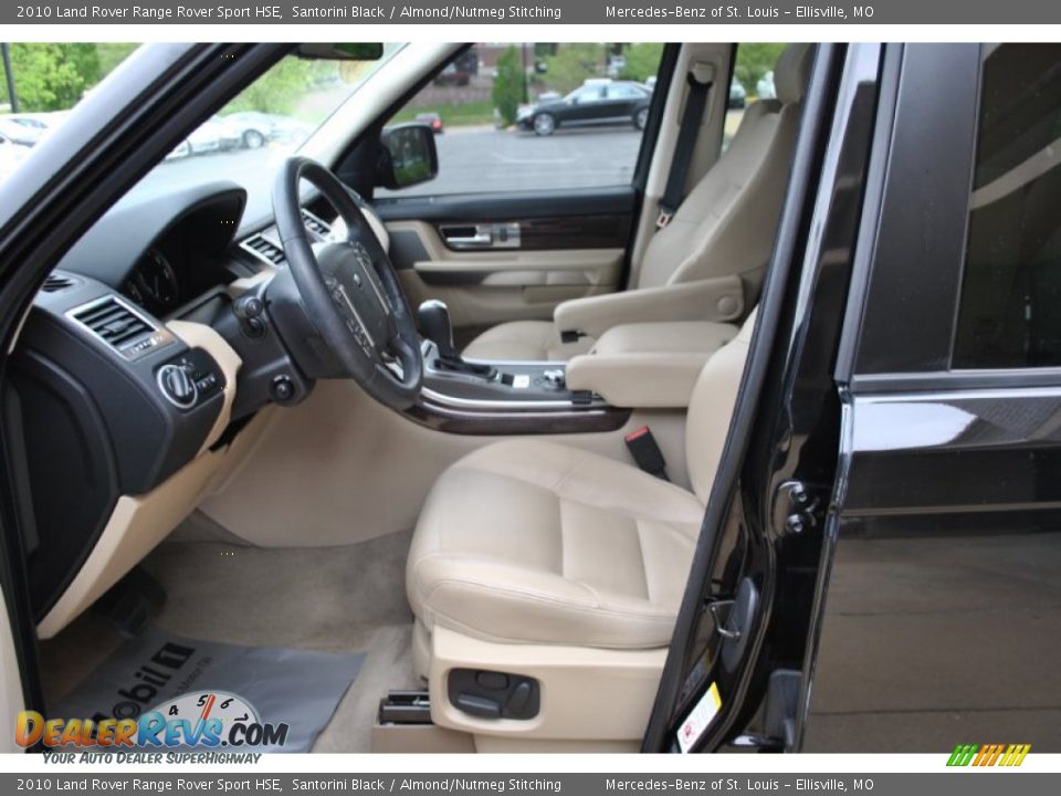 2010 Land Rover Range Rover Sport HSE Santorini Black / Almond/Nutmeg Stitching Photo #21