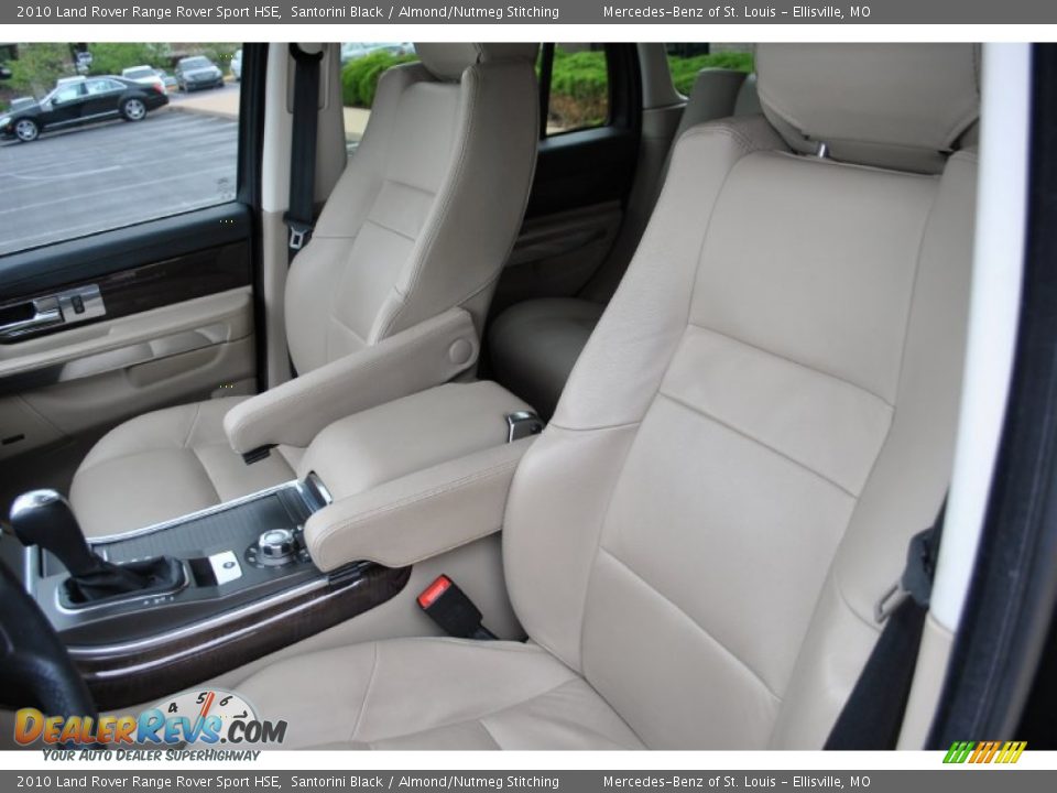 2010 Land Rover Range Rover Sport HSE Santorini Black / Almond/Nutmeg Stitching Photo #24