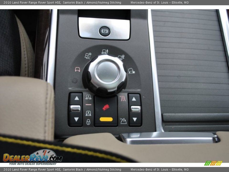 2010 Land Rover Range Rover Sport HSE Santorini Black / Almond/Nutmeg Stitching Photo #29