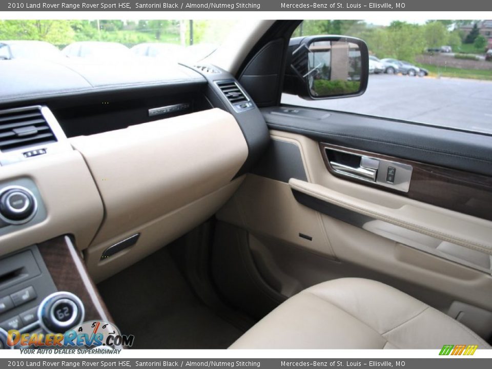 2010 Land Rover Range Rover Sport HSE Santorini Black / Almond/Nutmeg Stitching Photo #30