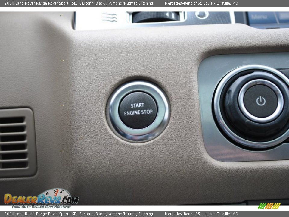 2010 Land Rover Range Rover Sport HSE Santorini Black / Almond/Nutmeg Stitching Photo #32