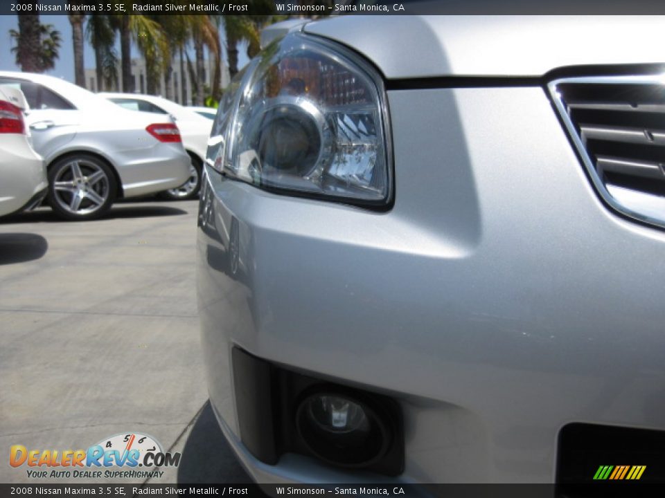 2008 Nissan Maxima 3.5 SE Radiant Silver Metallic / Frost Photo #23
