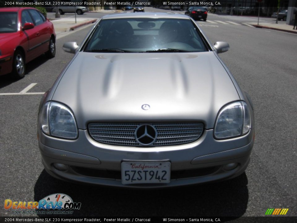 2004 Mercedes-Benz SLK 230 Kompressor Roadster Pewter Metallic / Charcoal Photo #4