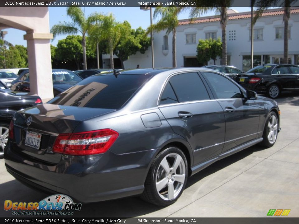 2010 Mercedes-Benz E 350 Sedan Steel Grey Metallic / Ash Gray Photo #2