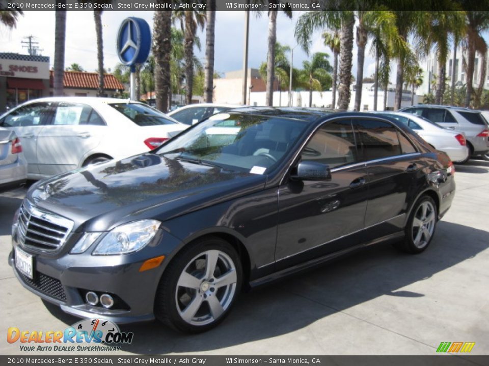 2010 Mercedes-Benz E 350 Sedan Steel Grey Metallic / Ash Gray Photo #5