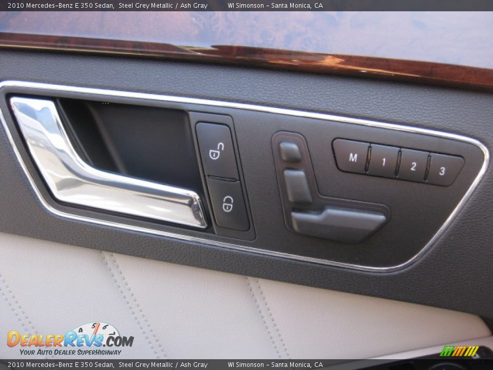 2010 Mercedes-Benz E 350 Sedan Steel Grey Metallic / Ash Gray Photo #7