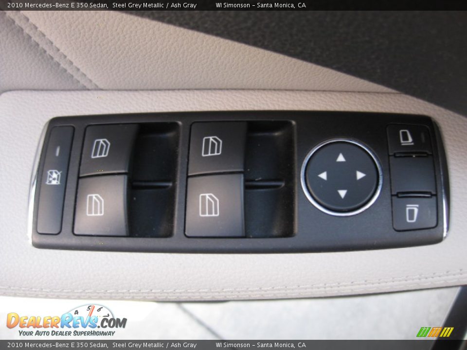 2010 Mercedes-Benz E 350 Sedan Steel Grey Metallic / Ash Gray Photo #8