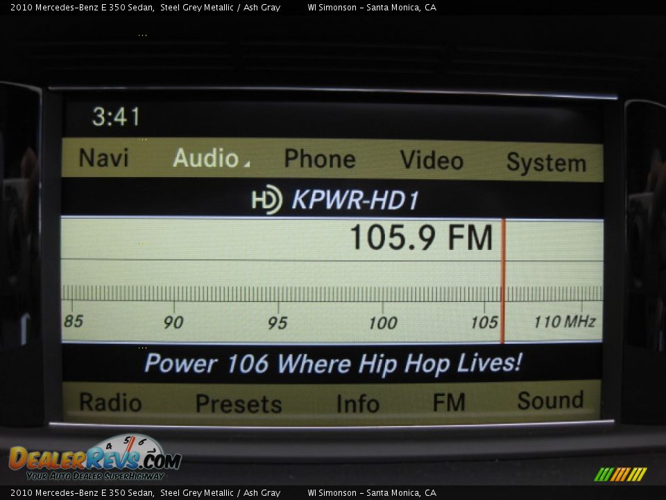 2010 Mercedes-Benz E 350 Sedan Steel Grey Metallic / Ash Gray Photo #15