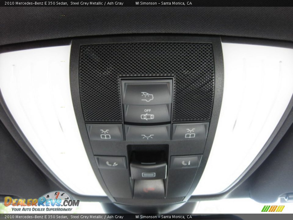 2010 Mercedes-Benz E 350 Sedan Steel Grey Metallic / Ash Gray Photo #18