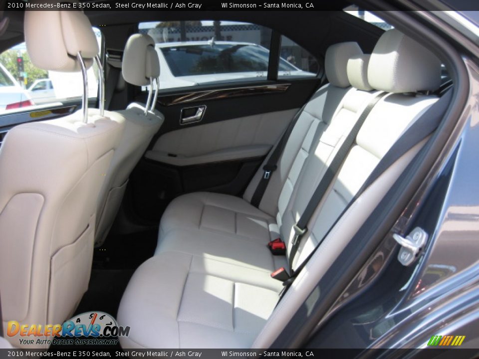 2010 Mercedes-Benz E 350 Sedan Steel Grey Metallic / Ash Gray Photo #20
