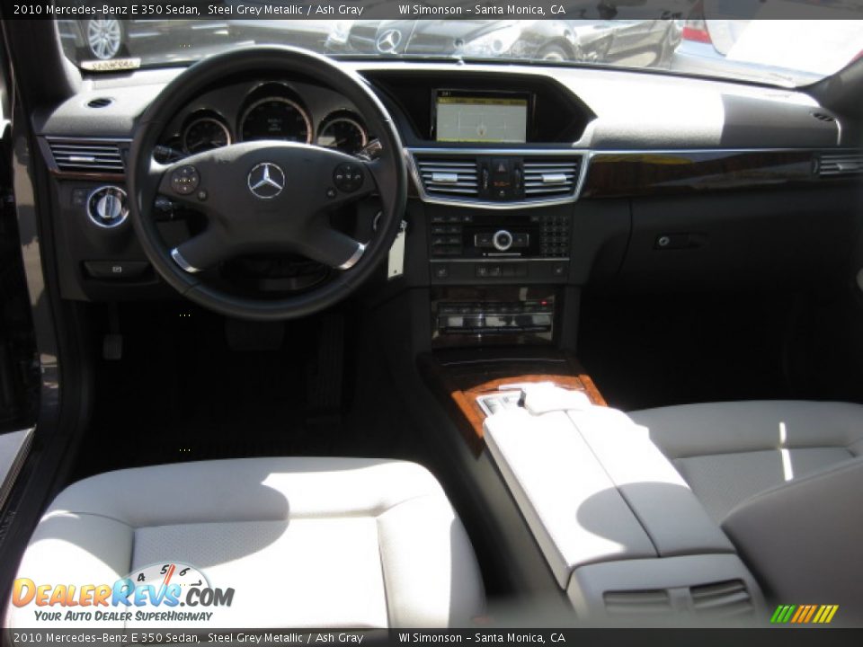 2010 Mercedes-Benz E 350 Sedan Steel Grey Metallic / Ash Gray Photo #21