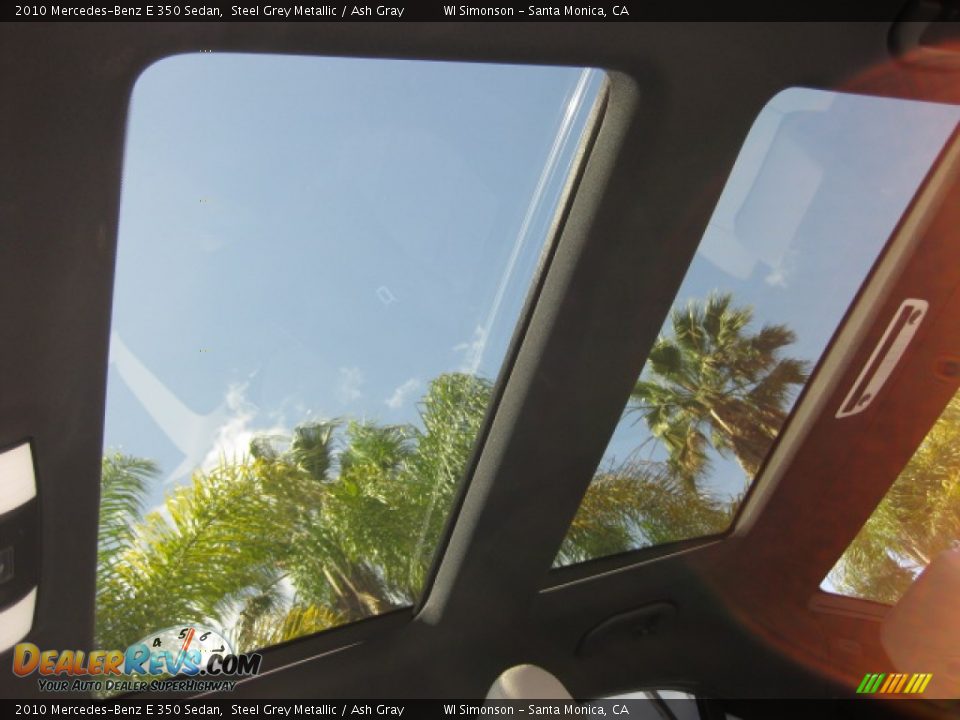 2010 Mercedes-Benz E 350 Sedan Steel Grey Metallic / Ash Gray Photo #22