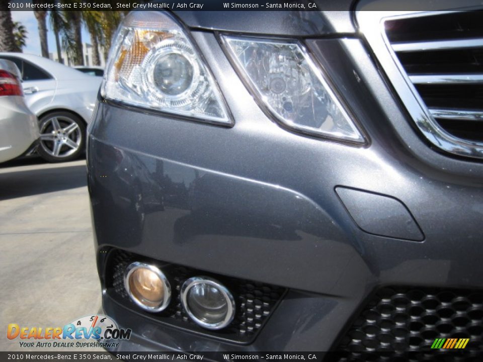 2010 Mercedes-Benz E 350 Sedan Steel Grey Metallic / Ash Gray Photo #23