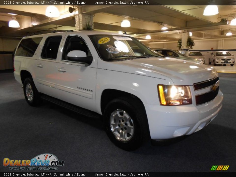 2013 Chevrolet Suburban LT 4x4 Summit White / Ebony Photo #3