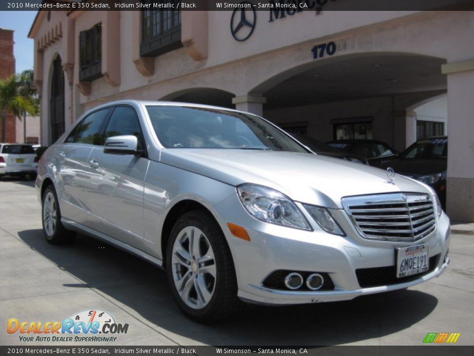 2010 Mercedes-Benz E 350 Sedan Iridium Silver Metallic / Black Photo #1